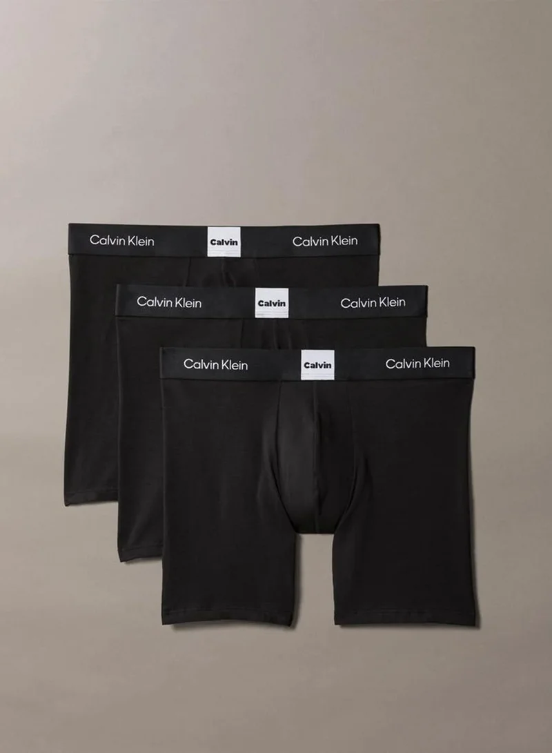 Calvin Klein 3 Pack Boxer Briefs - Icon Logo Graphic