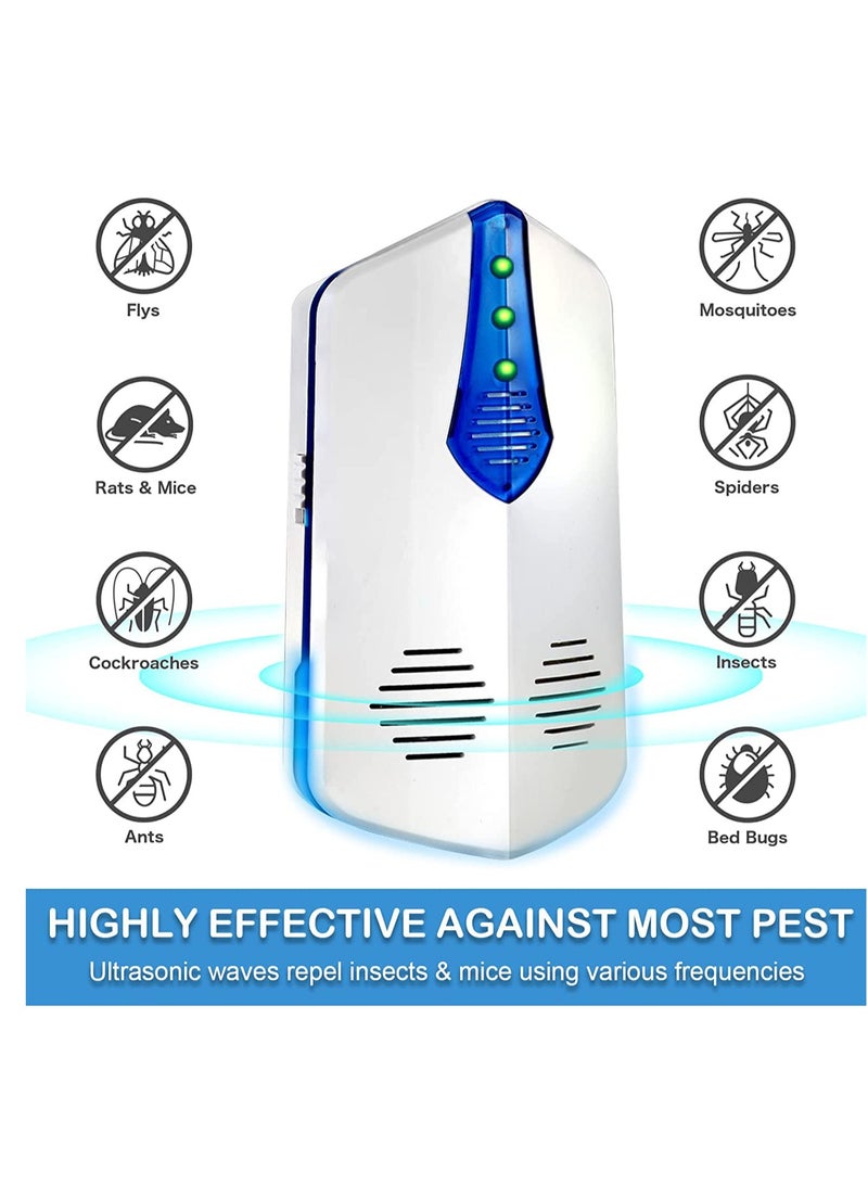 SOLARAE Ultrasonic Pest Control Repeller - Powerful Mouse Repellent Wide Frequency Range Device Plug-in Insect Rat Deterrent Sound, Spider, Mosquitoes, Cockroach, Ants - Image 2