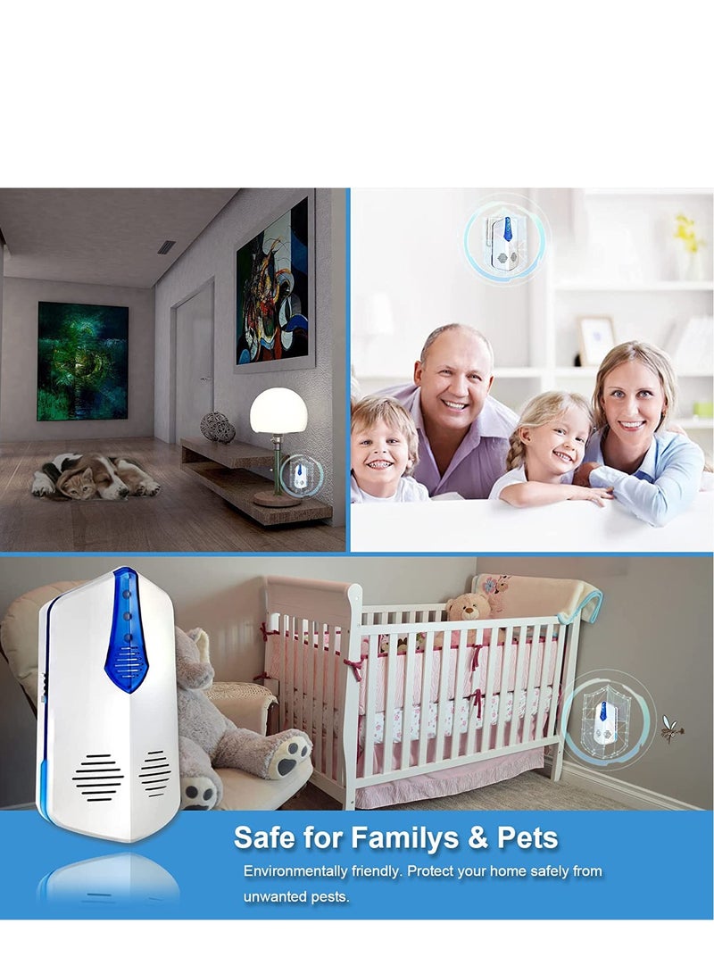 SOLARAE Ultrasonic Pest Control Repeller - Powerful Mouse Repellent Wide Frequency Range Device Plug-in Insect Rat Deterrent Sound, Spider, Mosquitoes, Cockroach, Ants - Image 4