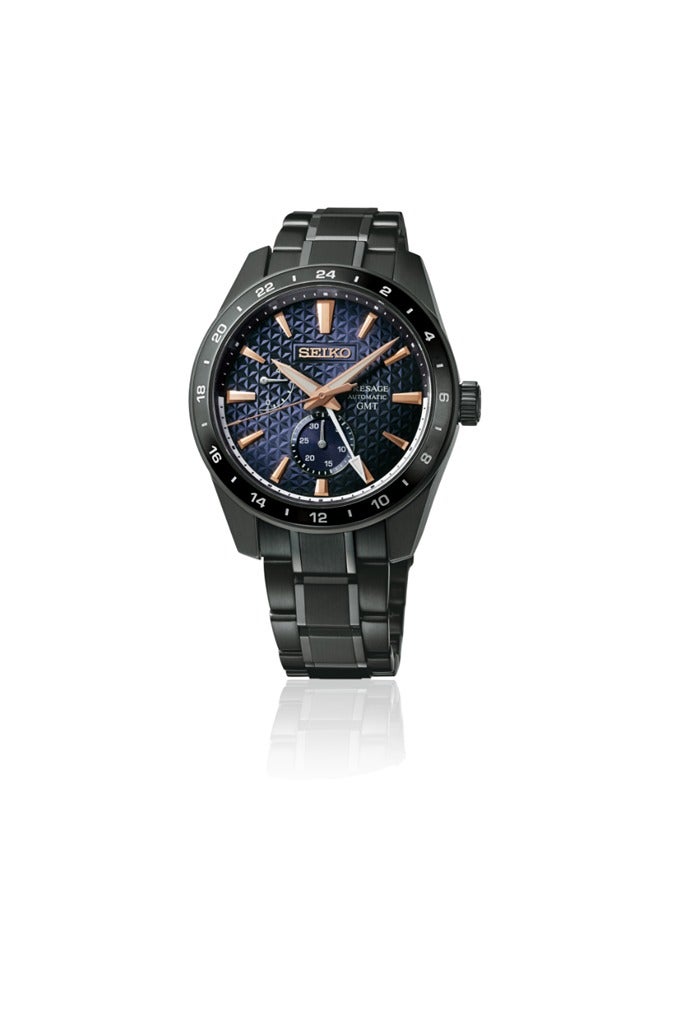 سيكو Seiko Presage Prestige Line Sharp Edge Series Limited Edition Automatic GMT Akebono SARF023 - Image 1