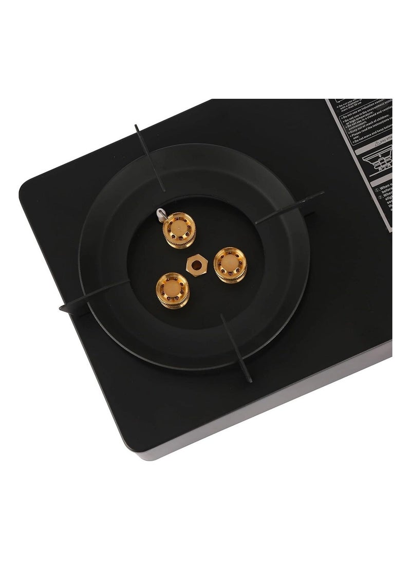 Macon Portable Single Burner Butane Gas Stove (Black),Compact Outdoor Camping Cooker ,Auto Ignition, Windproof Design, Safety Shut-Off, Ideal for Home, Picnic, Hiking & Travel - Image 3