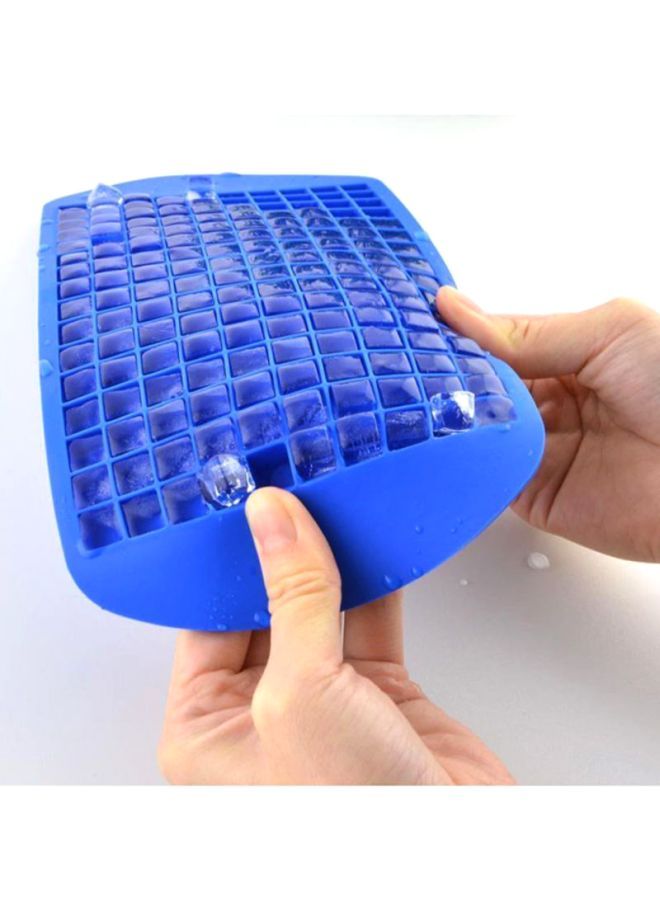 NIBEMINENT Silicone Ice Cube Mold Tray Blue 23.8x12.1x1.1cm - Image 2