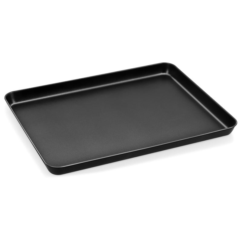 Onader NonStick Baking Tray Large Carbon Steel Baking Sheet Pan 405x306x25cm Rectangle Traybake Tin for Cookies Focaccia Roasting and Cooking Healthy  Heavy Duty Easy Clean