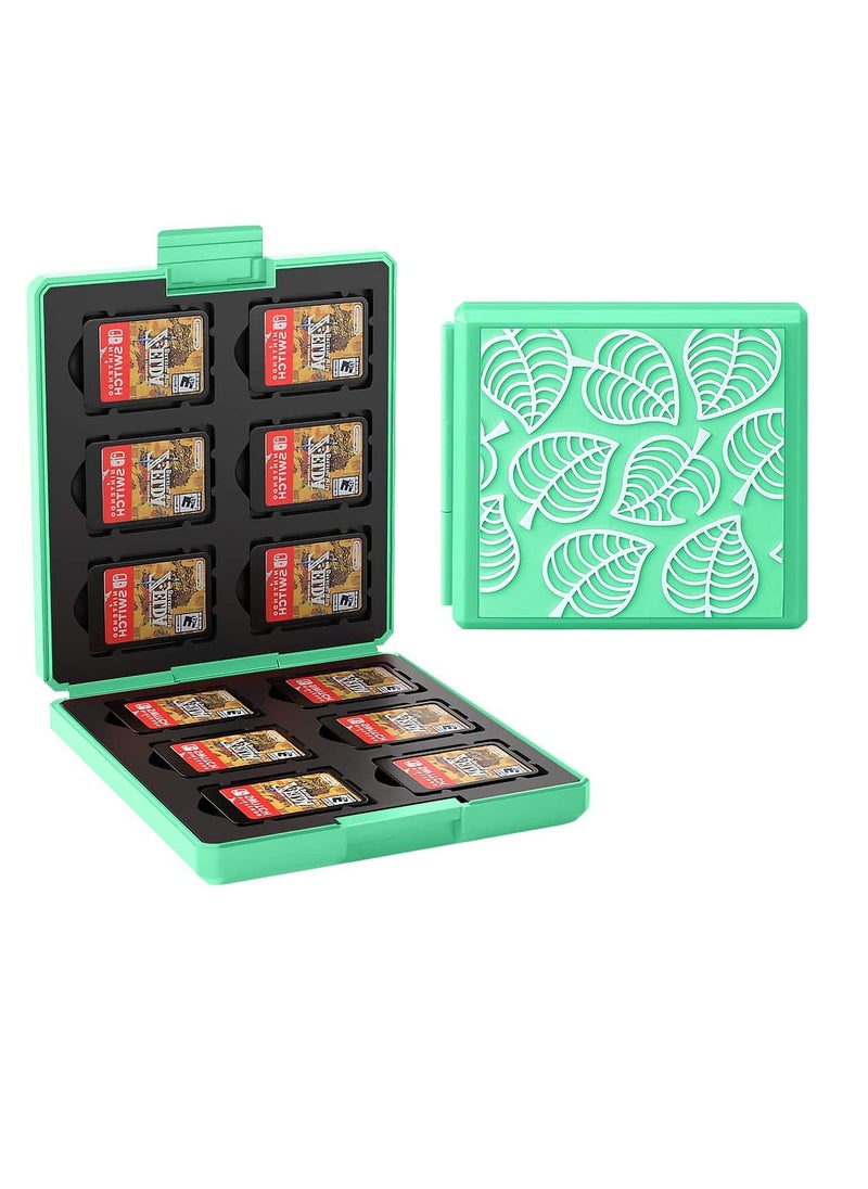 Excefore Game Card Case for Nintendo Switch,Portable & Thin Hard Shell Box, Protective Shockproof Cartridge Holder Carrying Storage Case Box with 12 Cartridge Slots for Switch NS NX  - Image 1