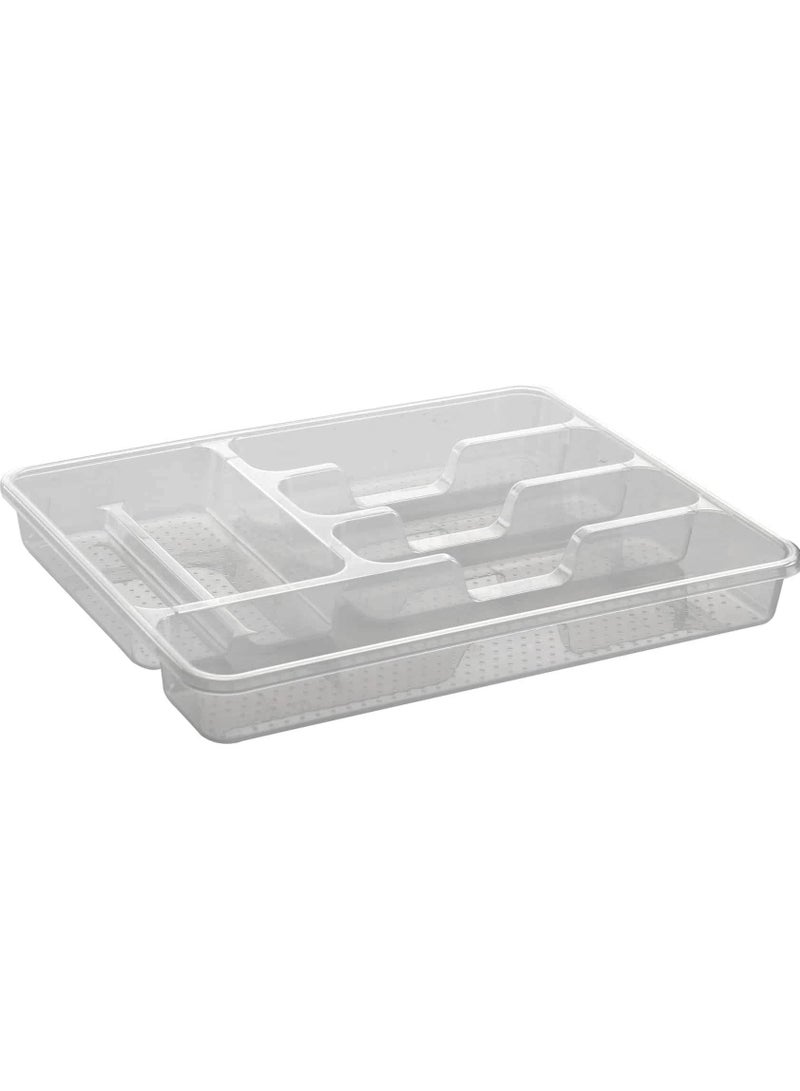 Hobby Life Plastic Transparent Big Cutlery Tray - Image 1
