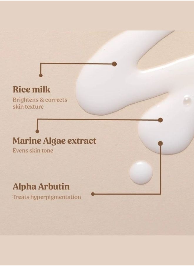 Milk Drops Brightening Serum for Brighter & Even Looking Skin Alpha Arbutin Rice Milk Extract 20ml