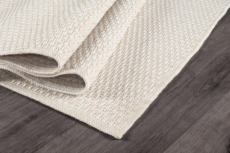 Luul Home Easy Jute Rugs 4x6 White Color Living Room Indoor Outdoor Area Rug for Farmhouse Patio and Kitchen Rug High Traffic Washable Easy to Clean Solid Boho Woven Design Outside Carpet (4 x 6) - Image 3