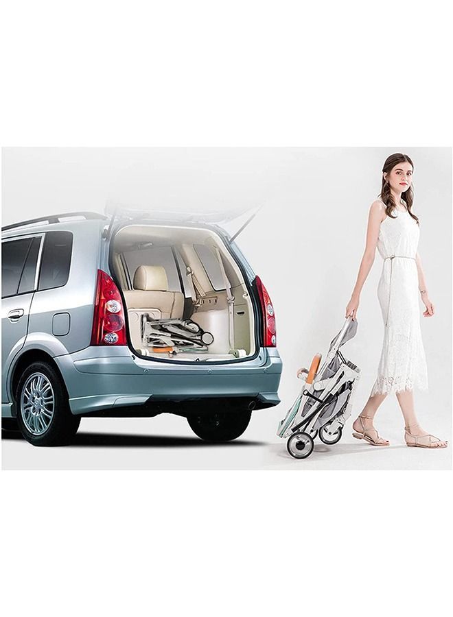 ليموس عربة أطفال محمولة للسفر عربة أطفال حديثي الولادة بتصميم خاص - Image 4