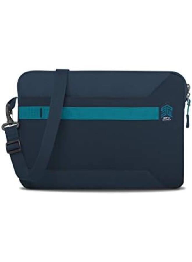 STM Blazer Sleeve For Up To 16 Inch 15 Inch Laptop Adjustable Shoulder Strap Zippered Design Water Resistant Brief Case For Macbook Pro 16 15 And Similar Sized Devices Black - Image 2