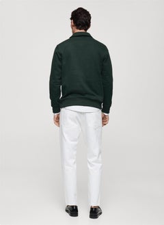 Mango Man Bola Polo Neck Half Zip Detailed Pullover Sweatshirt  - Image 2