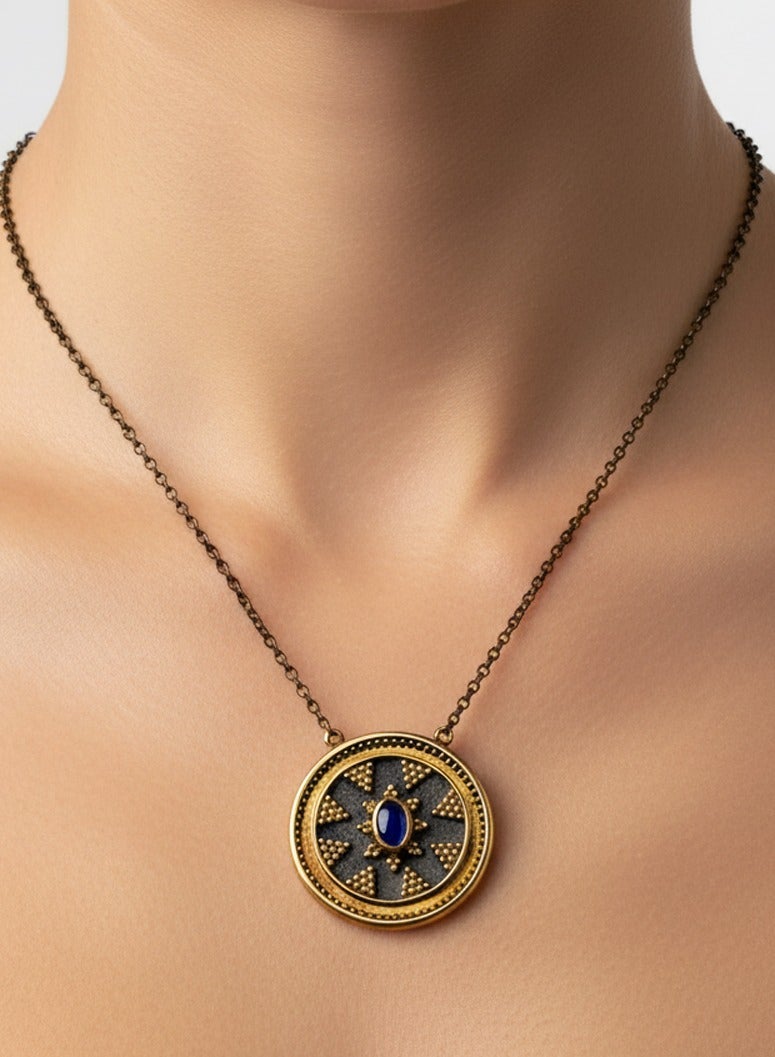 BTC ELLA - Silver Necklace Gold Plated (SIL0506) - Image 1