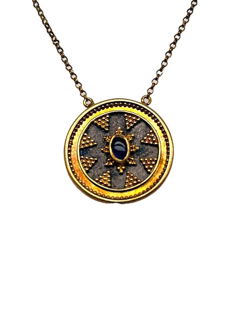 BTC ELLA - Silver Necklace Gold Plated (SIL0506) - Image 2