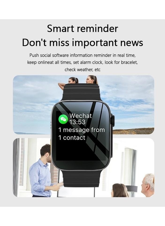 Ultra - S9 ULTRA Smart Watch Series 8 Full Screen Wireless Charging Function Built In 4G SIM Card Internet Connection And Phone Calls Supports Many Mobile Applications Compatible It contains a camera With Android And IOS System - Image 1