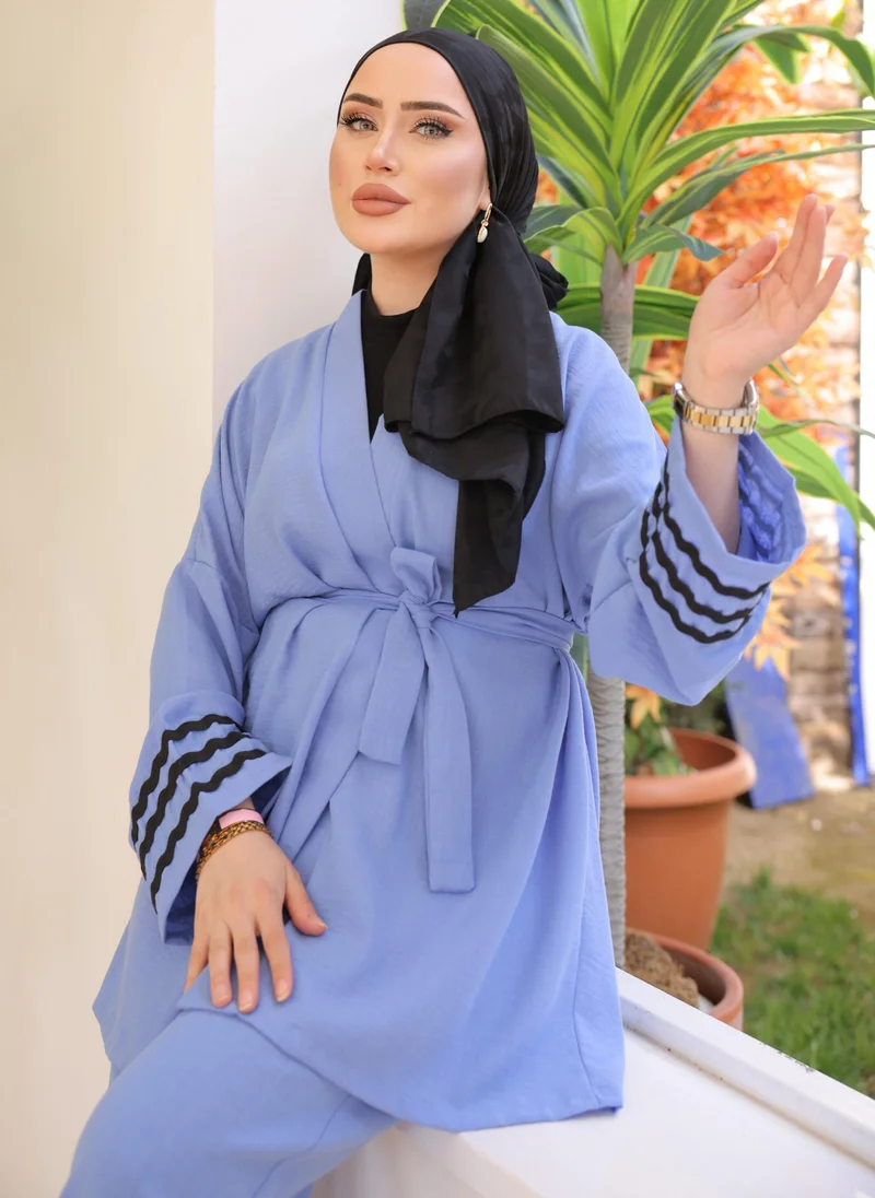 SAHRA BUTİK Blue - Suit - SAHRA BUTİK