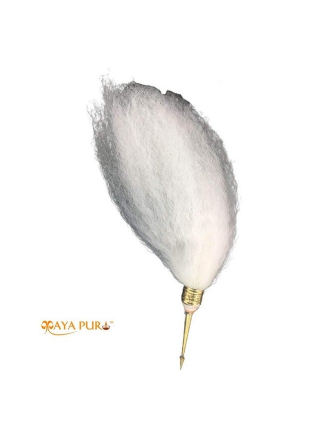 MAYAPURI Chawar/Chanwara/Chaur/Chavar Sahib in Metal Body/Sacred Fly Whisk Long 20 inches (Pack of 1) - Image 5
