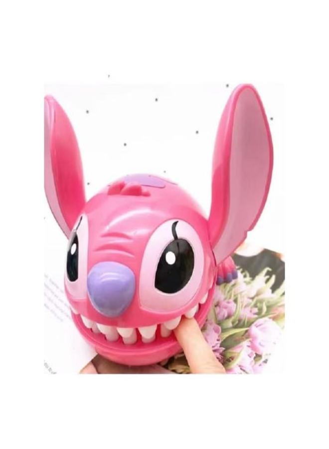 ستيتش لعبة عض الأسنان بالإصبع - لعبة مسلية على طريقة طبيب الأسنان (وردي) - Image 1