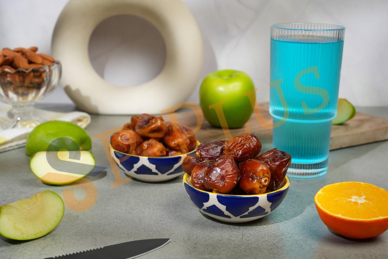 P Plus Fire Hand Painted Ceramic Bowls Set for Nut, Pasta, Soup, Fruit, Cereal, Office Lunch, Dessert, Picnic, Camping, Dishwasher & Microwave Safe, 75 Ml 8.5 CM, Housewarming Gift (Blue, Set of 6) - Image 5