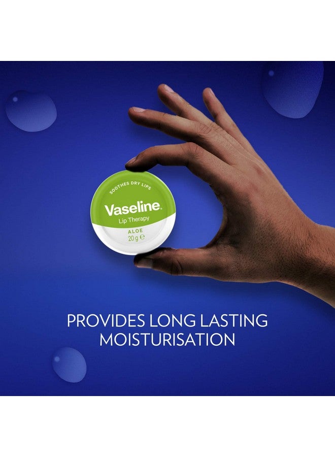 Vaseline Lip Therapy | Vaseline Lip Balm | Lip Moisturizer for Very Dry Lips | Aloe | 20g - Image 4