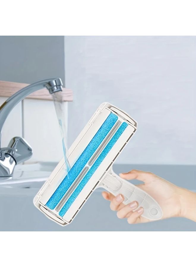 White And Blue 2 Way Pet Hair Roller Remover For Furniture Clothes Hotel Commercial Use - Image 5