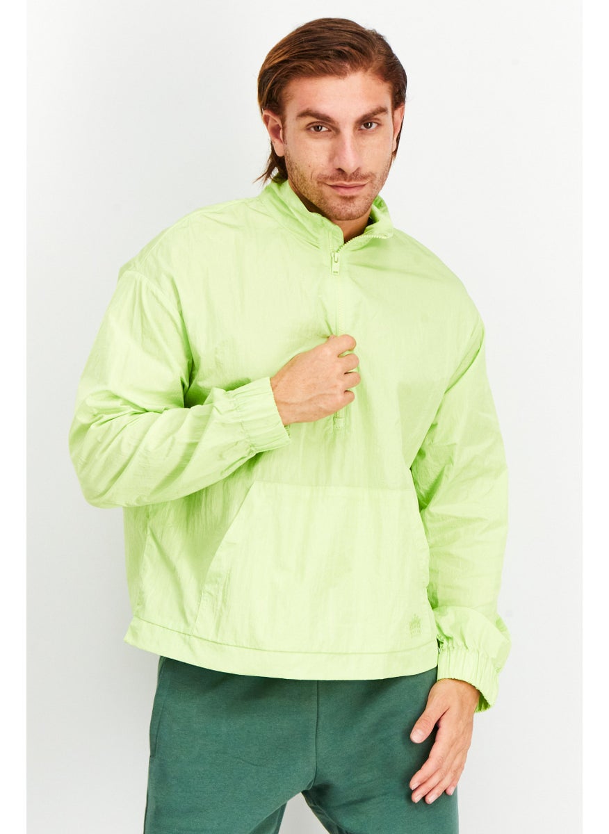 Men Solid Wind Breaker Jacket, Yellow Green - pzsku/ZA22FC3D488C15778F18DZ/45/_/1737641468/82da6c2b-139a-4ae9-825f-cb4099365e58