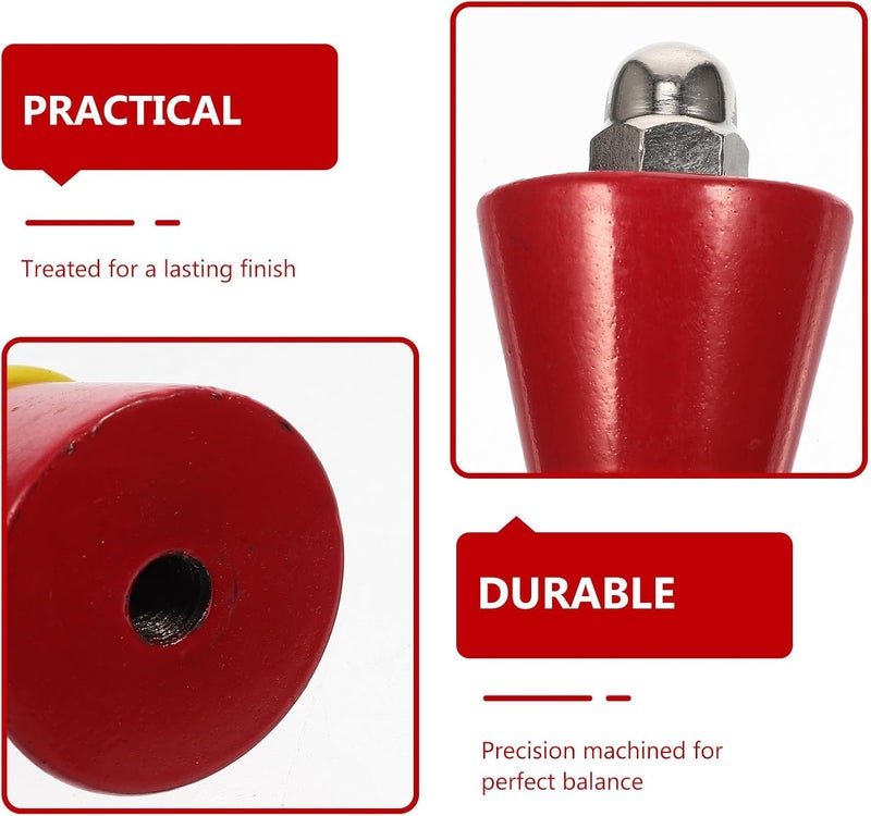 300g Solid Plumb Bob with 12m Cord, Vertical Measuring Tool Pendant Hammer for Construction Site Layout and Building Measurement Random Color - Image 3