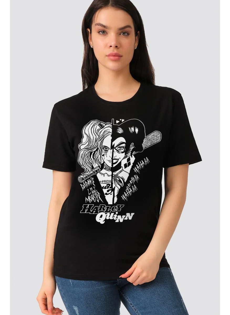 Rock&Roll Naughty Girl Black Women Tshirt