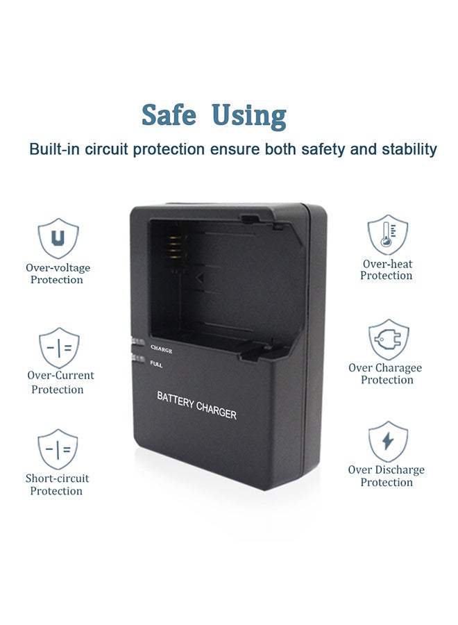 LC-E8 Quick Battery Charger Compatible with LC-E8 LP-E8 Battery for Canon EOS Rebel T2i T3i T4i T5i 550D 600D 650D 700D X4 X5 X6 X6i X7i, Not for Rebel T2, T3, T4, T5  - Image 5