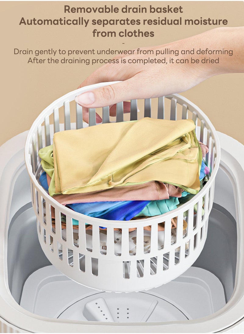 Sharpdo - 10L Small Mini Washing and Drying Washing Machine Special Folding Washing Machine for Baby Underwear - Image 1