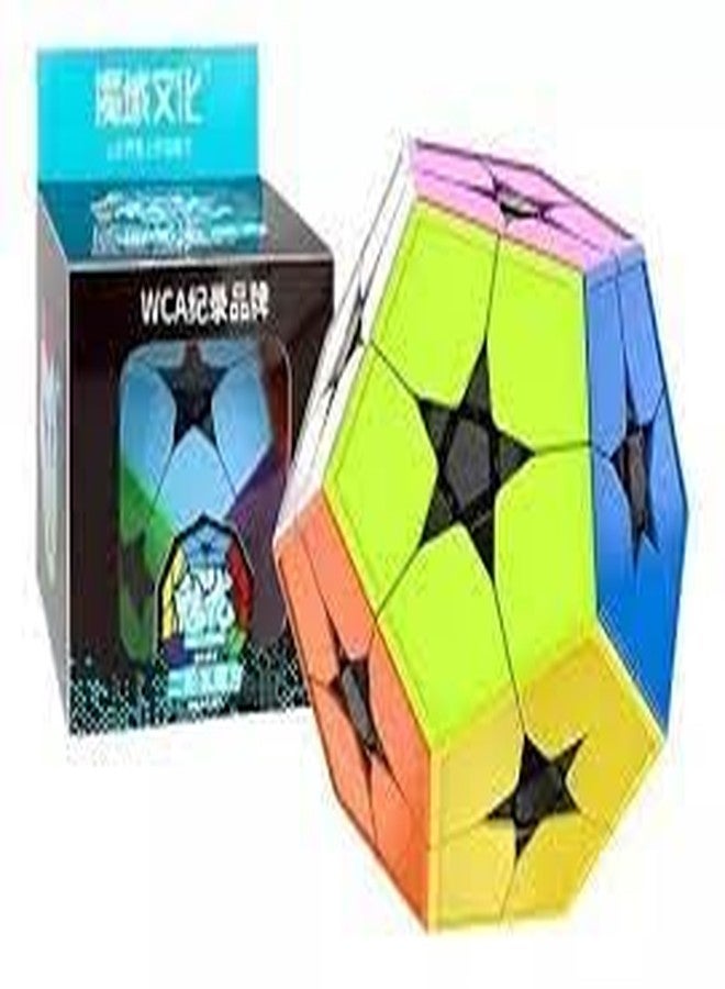مكعب السرعة كيوبسكوول كيلومينكس ميجامينكس 2x2 - لغز سلس وسريع بدون ملصقات للأطفال والكبار | لعبة ذهنية للتعلم وتدريب المنطق وتخفيف التوتر - Image 2