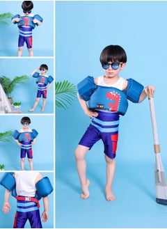 Generic Toddler Swim Vest Kids Water Wings Arm Floaties for 30-50 Pounds Infant Safety Swim Aid Jumper Inflatable Swim Arm Bands Float Sleeves Swimming Armbands for Sea/Pool/Beach/Training (Red Dinosaur)  - Image 5