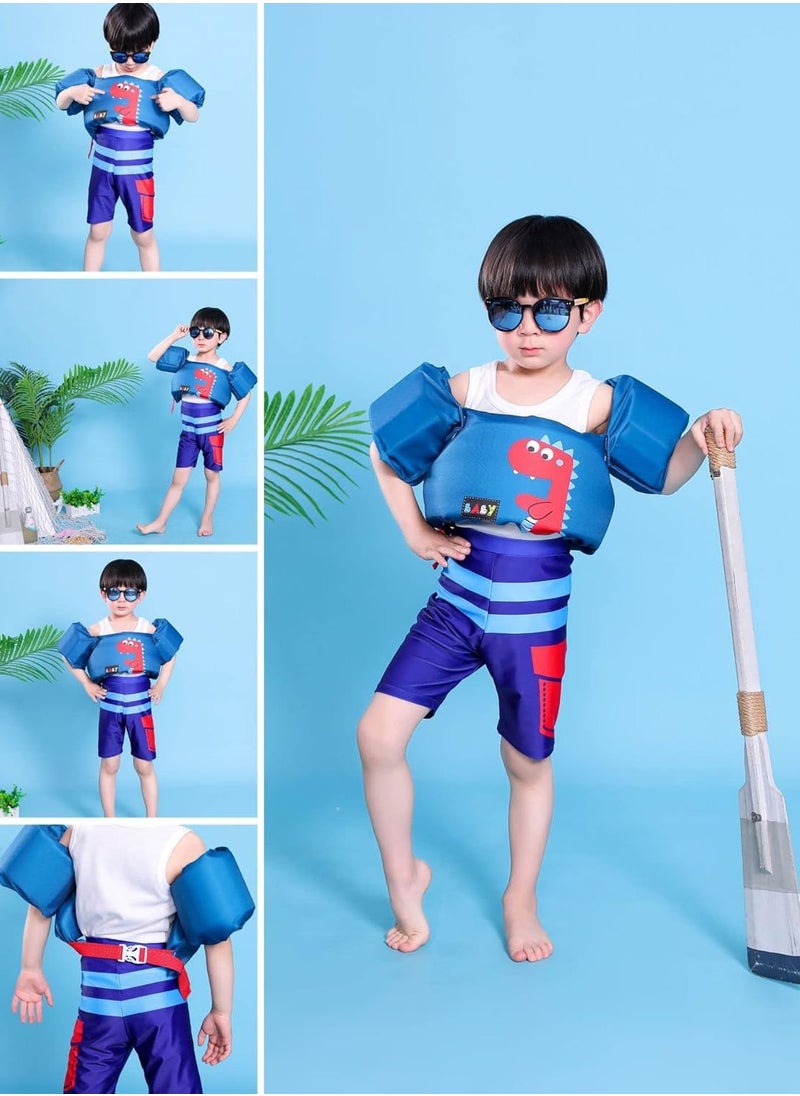 Generic Toddler Swim Vest Kids Water Wings Arm Floaties for 30-50 Pounds Infant Safety Swim Aid Jumper Inflatable Swim Arm Bands Float Sleeves Swimming Armbands for Sea/Pool/Beach/Training (Red Dinosaur)  - Image 5