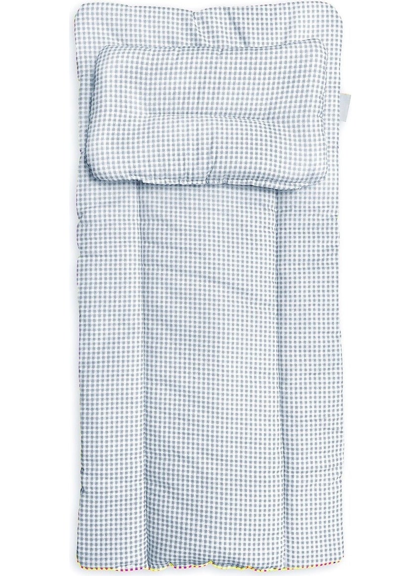 pierre cardin Luxury Embroidered Bottom Opening Cushion - Blue  - Image 2