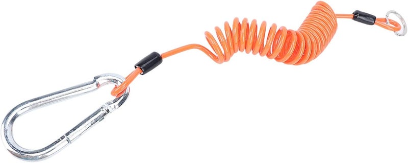 HEEPDD Trailer Breakaway Cable, Wiring Coiled Safety Wire for RV Towing, Emergency Brake Activation, Universal Fit for Trailers and Boats Trailer Breakaway Cable, 6ft Stainless Steel - Image 5