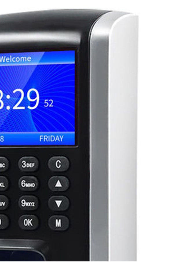 NIBEMINENT Finger Print Access Control Attendance Biometric Time Clock Black  - Image 4