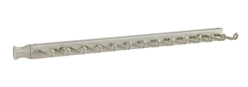 ClosetMaid ClosetMaid 38053 14Hook Tie  Belt Rack Nickel 15 x 275 x 088 inches 