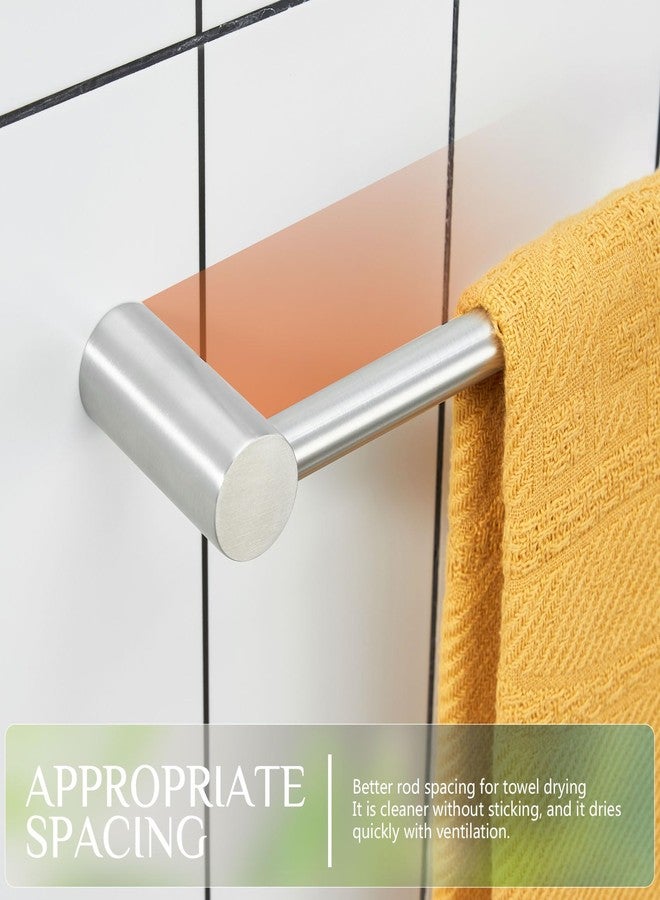 KOKOSIRI Towel Ring Brushed Nickel 9-Inch Hand Towel Bars for Bathroom Racks Wall Mounted Bathroom Hardware Accessories Stainless Steel, B4007BR-L9 - Image 5