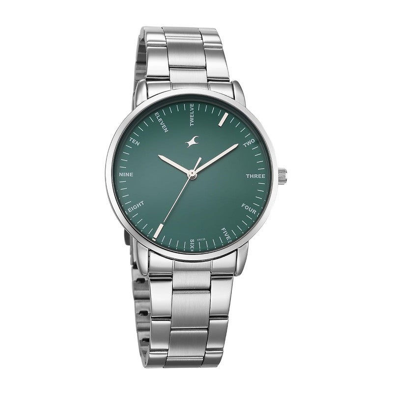 Fastrack Stunners X Special Edition Quartz Green Dial Stainless steel Watch for Men - Image 3
