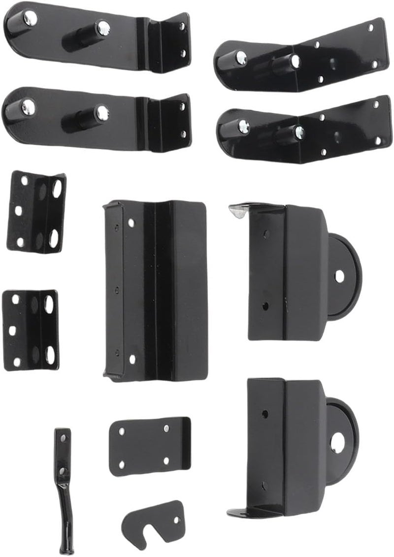 Asixxsix Sliding Gate Kit, Carbon Steel Rolling Gate Hardware Kit with Adjustable Components for Outdoor Fence System - Image 3
