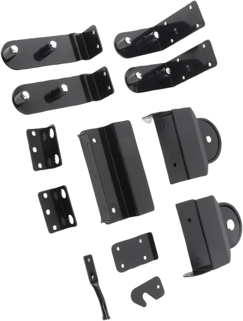 Asixxsix Sliding Gate Kit, Carbon Steel Rolling Gate Hardware Kit with Adjustable Components for Outdoor Fence System - Image 4