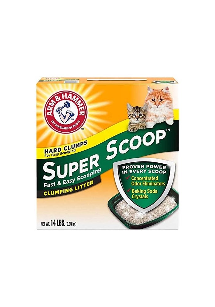 Arm & Hammer Super Scoop Clumping Litter, 6.35 kg - Image 2