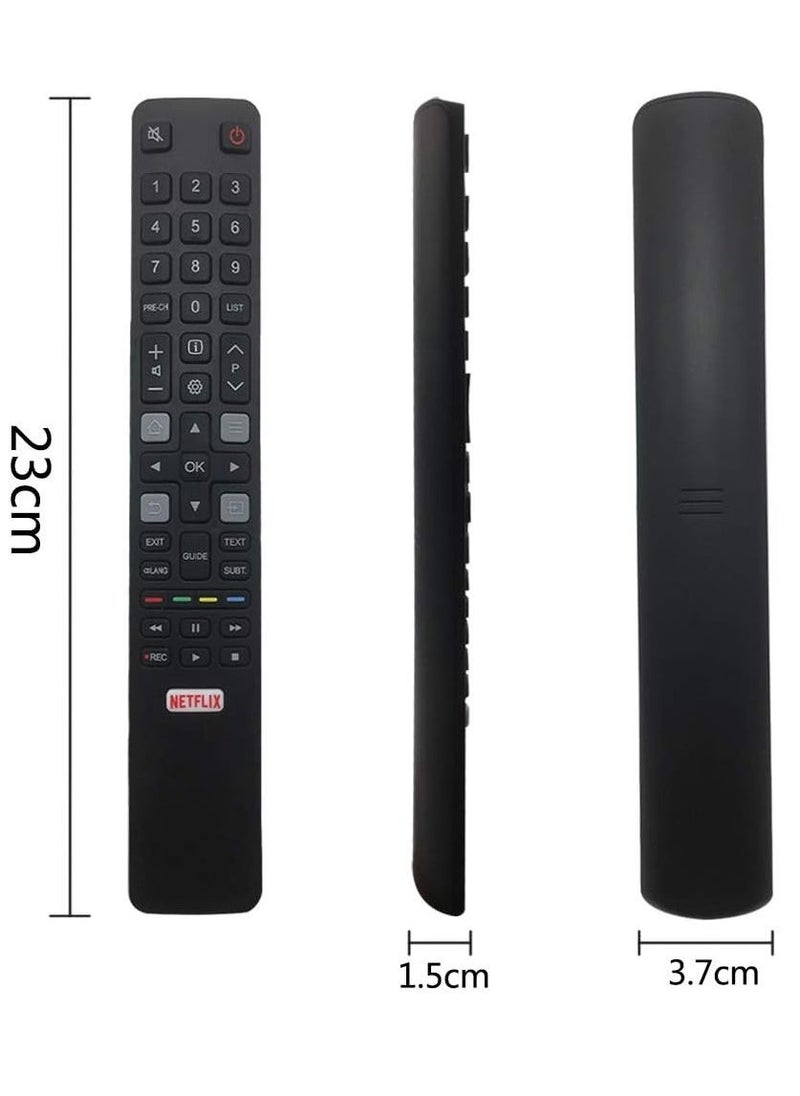 BGM Replacement Remote Control RC802N for Remote Control TCL Thomson 4K UHD LCD LED Smart TV 55EP660 55EP680 60EP660 65DC760 U49P6046 U49S7096 65DC766 65EP640 65EP660 65EC78 0 75EP660 U43P6046 with Battery  - Image 4