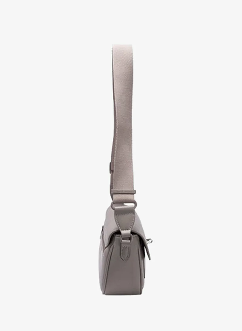 David Jones David Jones faux leather crossbody bag for women and girls CM7816 | Medium size crossbody and shoulder bag with flap| everyday, work and out bag with adjustable strap