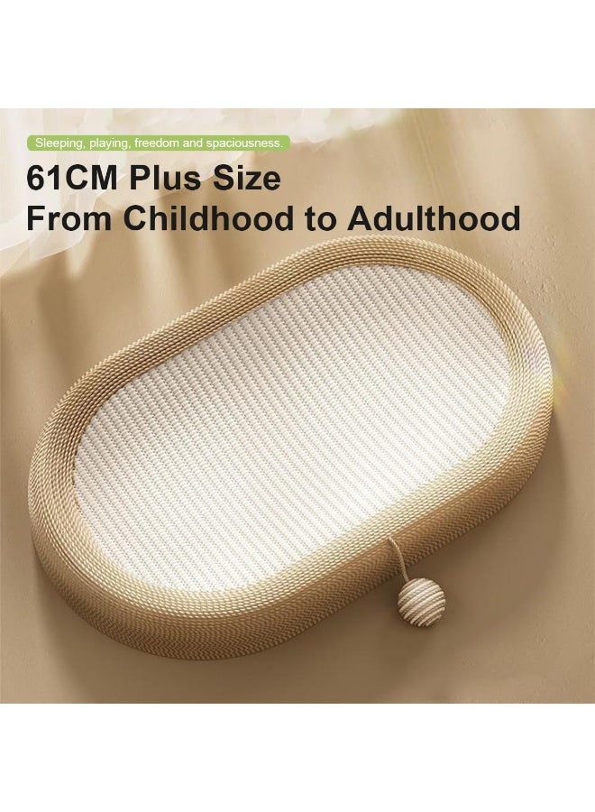 لوح خدش قطط (24 إنش) ثلاثي الوظائف مع كرة لعب - للقطط والجراء - Image 2