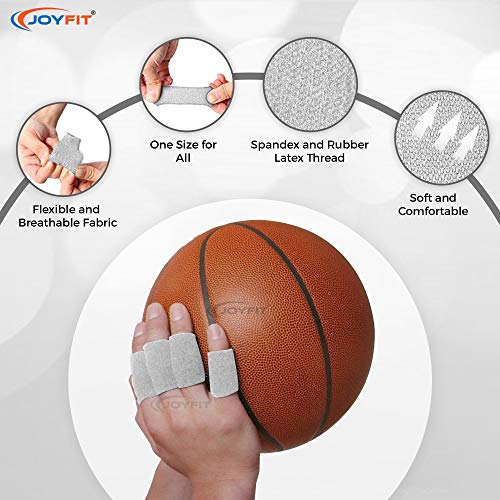 JoyFit Nylon Sleeve Protector ,Finger Support,Standard (Grey), Free Size - Image 2