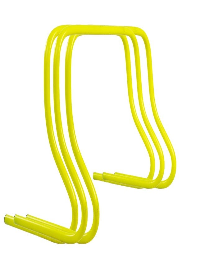 FitFix Agility Training Hurdles for Speed & Coordination - Ideal for Field Drills & Kids' Occupational Therapy! Set of 3 Hurdles in 6, 9, 12 Inch Heights (3, Round Shaped, 15 Inches Height) - Image 1