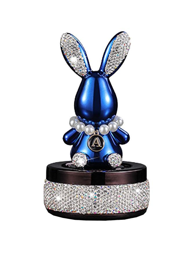 ZCM-HAPPY Diamond Rabbit Car Aroma Diffuser Ornament (Blue)  - Image 1