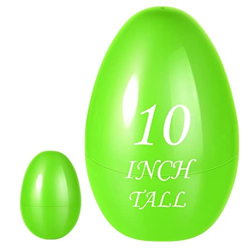 Shemira 12PCS Jumbo Large Easter Eggs 10 Plastic Eggs for Easter Egg Hunt Fillable Eggs Bulk Empty Easter Eggs for Filling Treats Basket Stuffers Fillers Easter Party Favor - Image 5