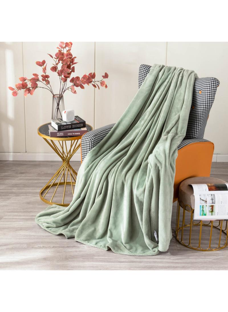 Y&D 60 x 80inch Flannel Double Layer Sofa Cover Blanket - Image 2