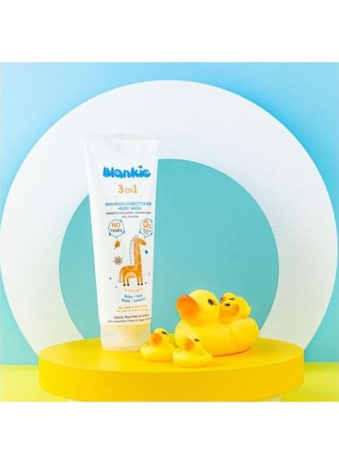 Blankie BLANKIE Baby 3 In 1 Shampoo, Conditioner & Body Wash  - Image 1