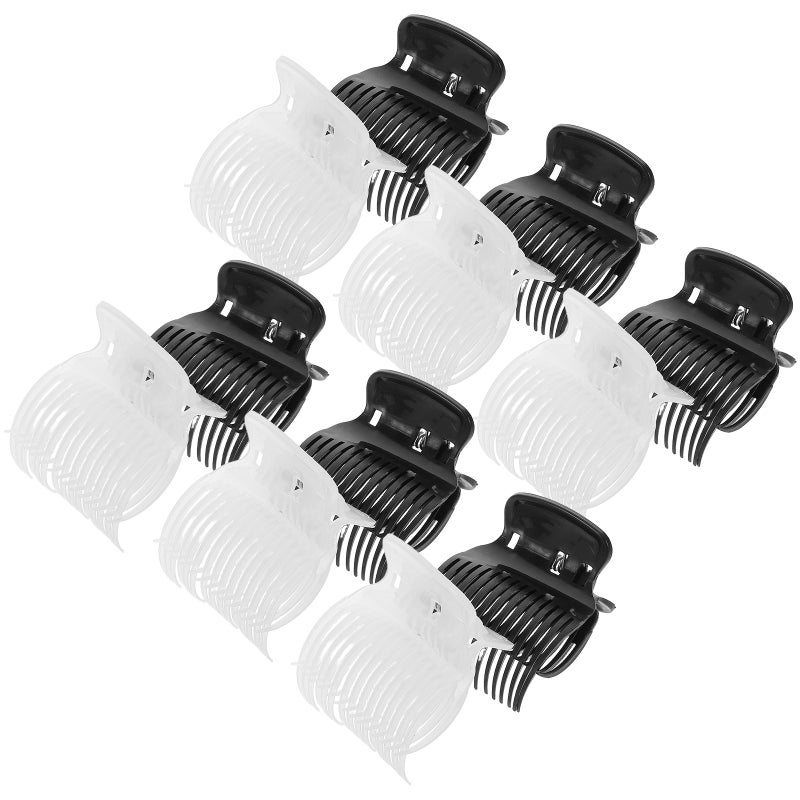 12 Pcs Hot Roller Clips Hair Curler Clips Replacement Hair Section Styling Clips Hairdressing Tools For Women Girls - Image 1